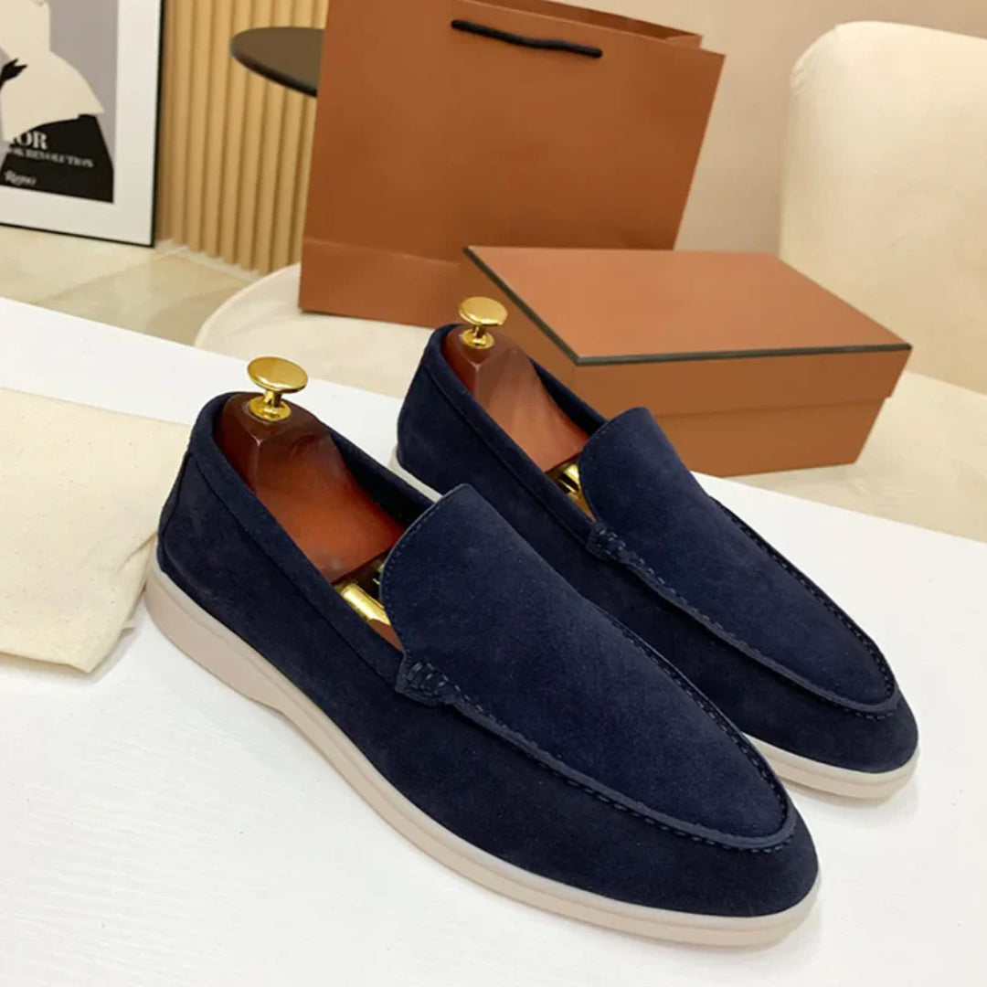 Mocassins classiques en daim