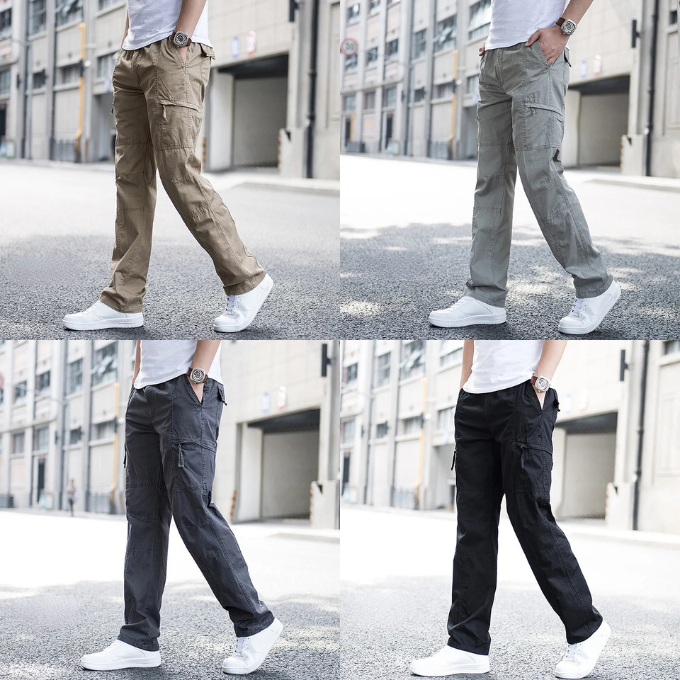 Pantalon cargo décontracté
