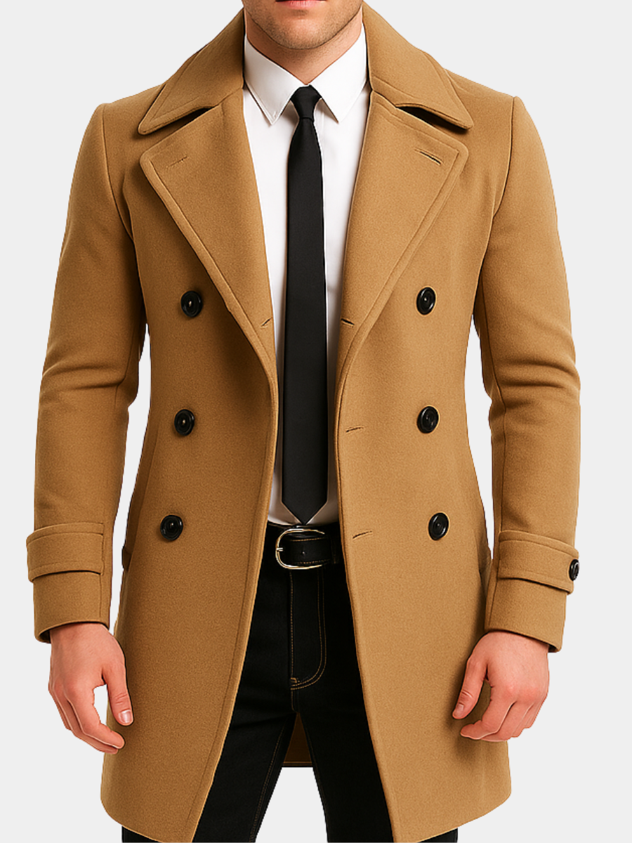 Trench-coat long et élégant