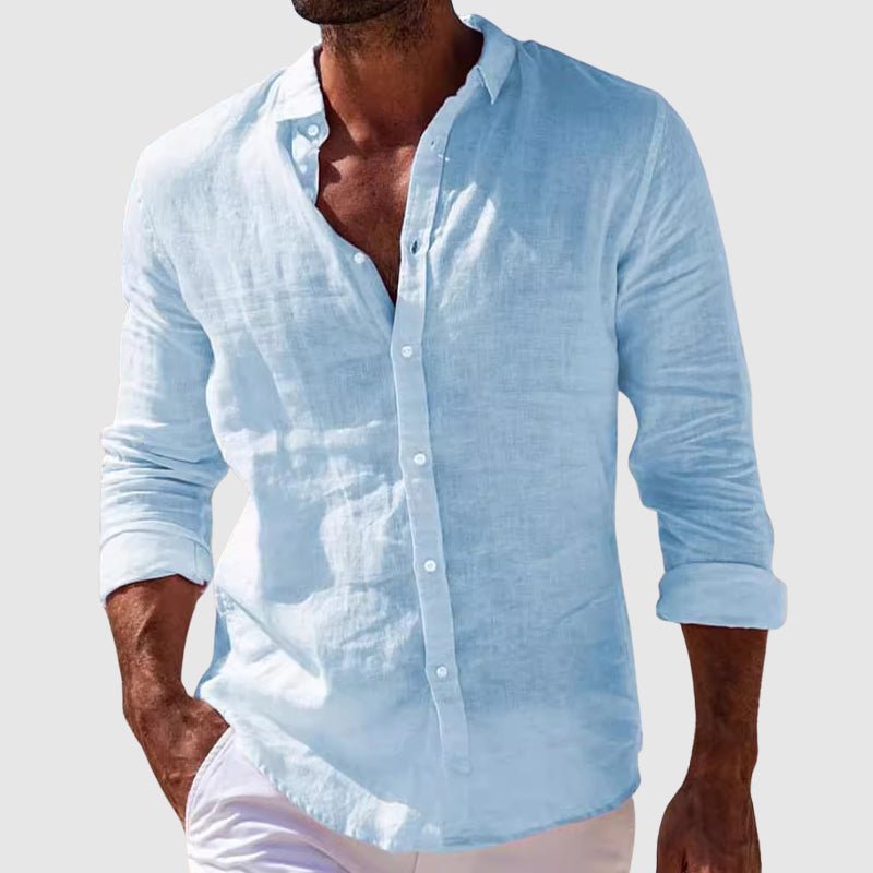 Chemise en lin élégante
