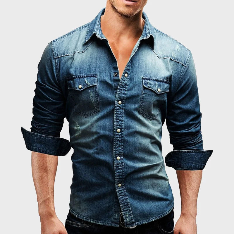 Chemise en denim élégante