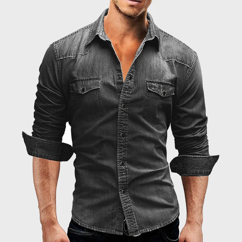 Chemise en denim élégante