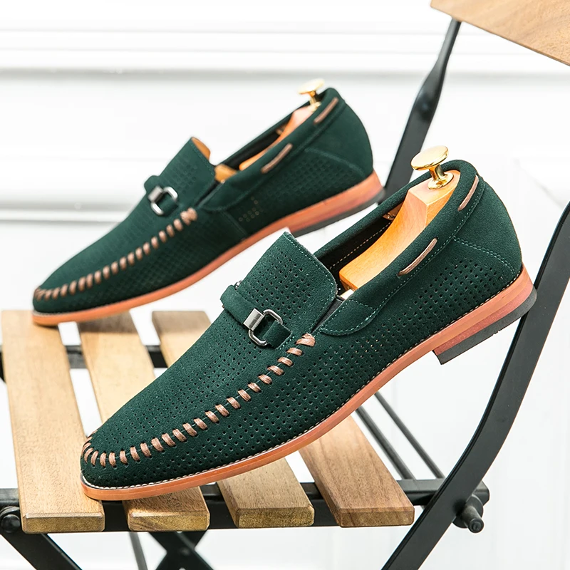 Mocassins en daim Firenze