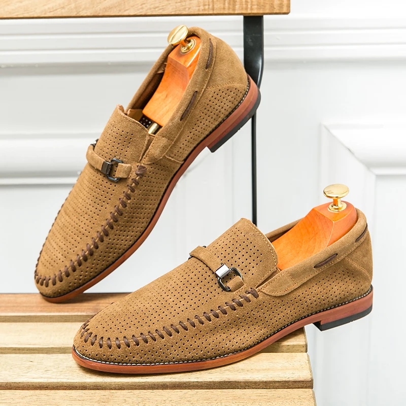 Mocassins en daim Firenze