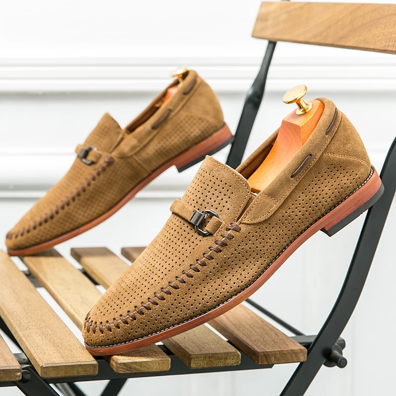 Mocassins en daim Firenze