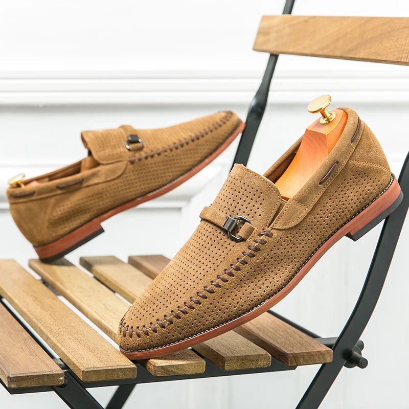 Mocassins en daim Firenze