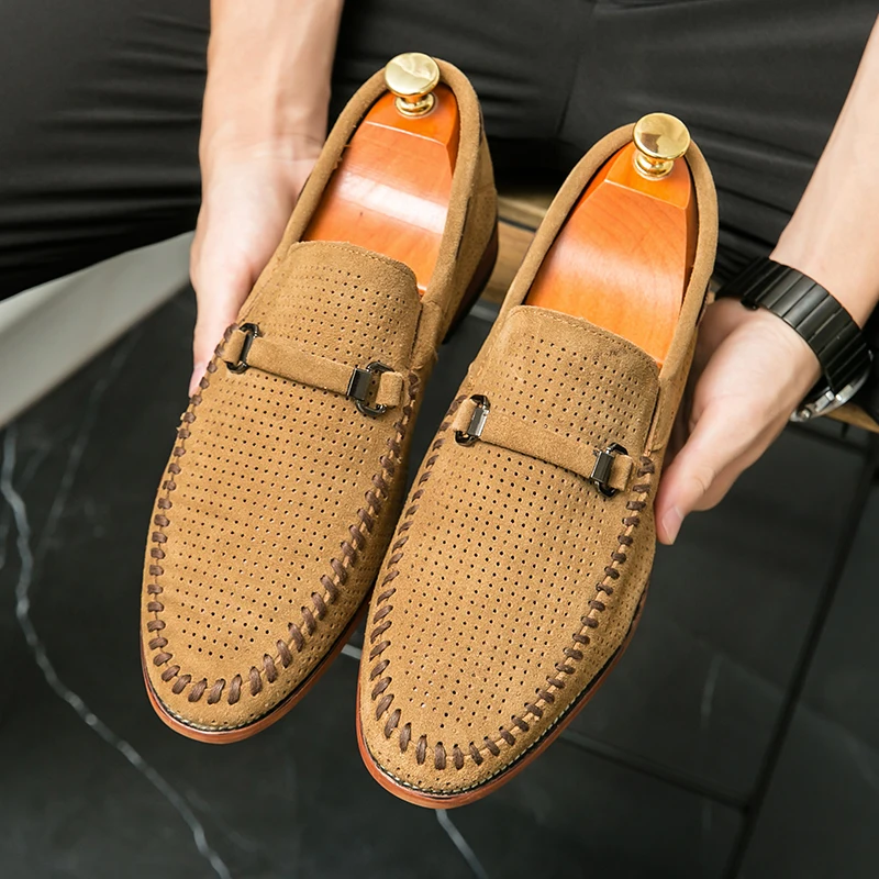 Mocassins en daim Firenze