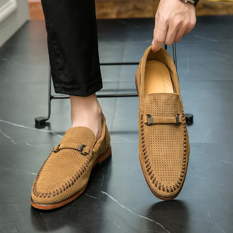 Mocassins en daim Firenze