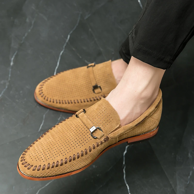 Mocassins en daim Firenze