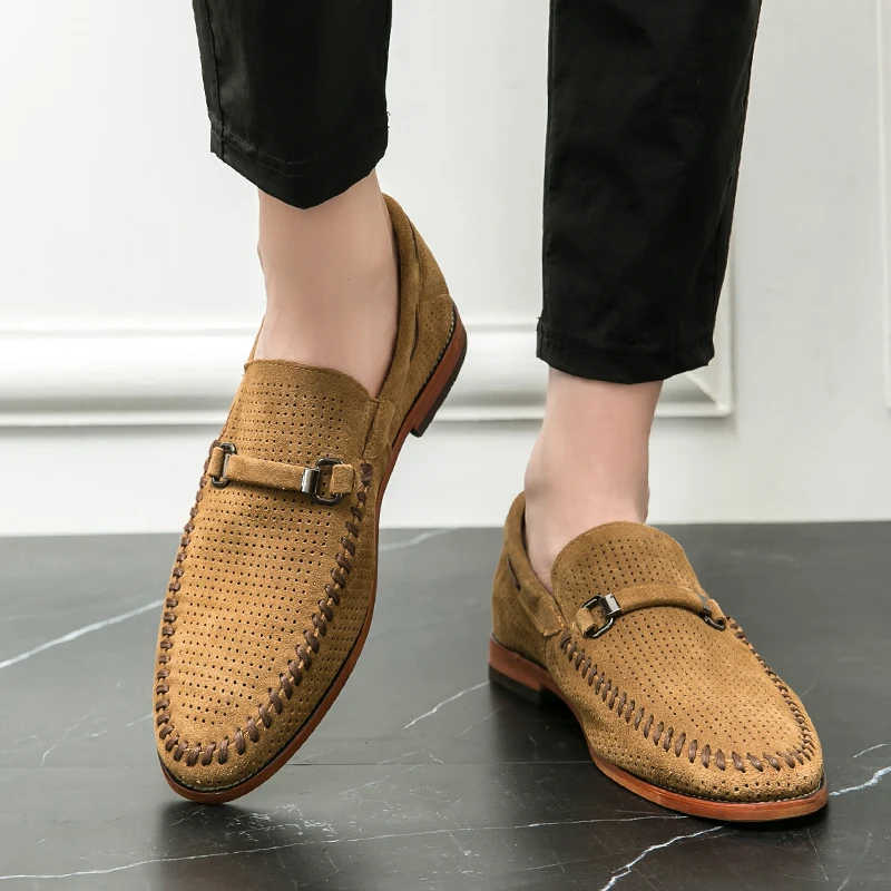 Mocassins en daim Firenze