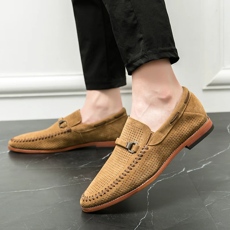 Mocassins en daim Firenze
