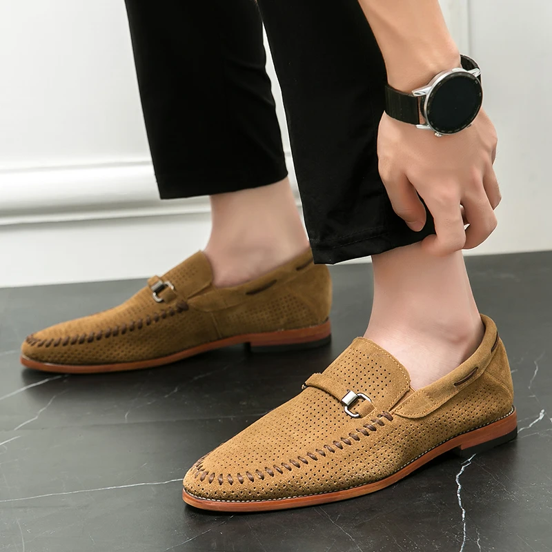 Mocassins en daim Firenze