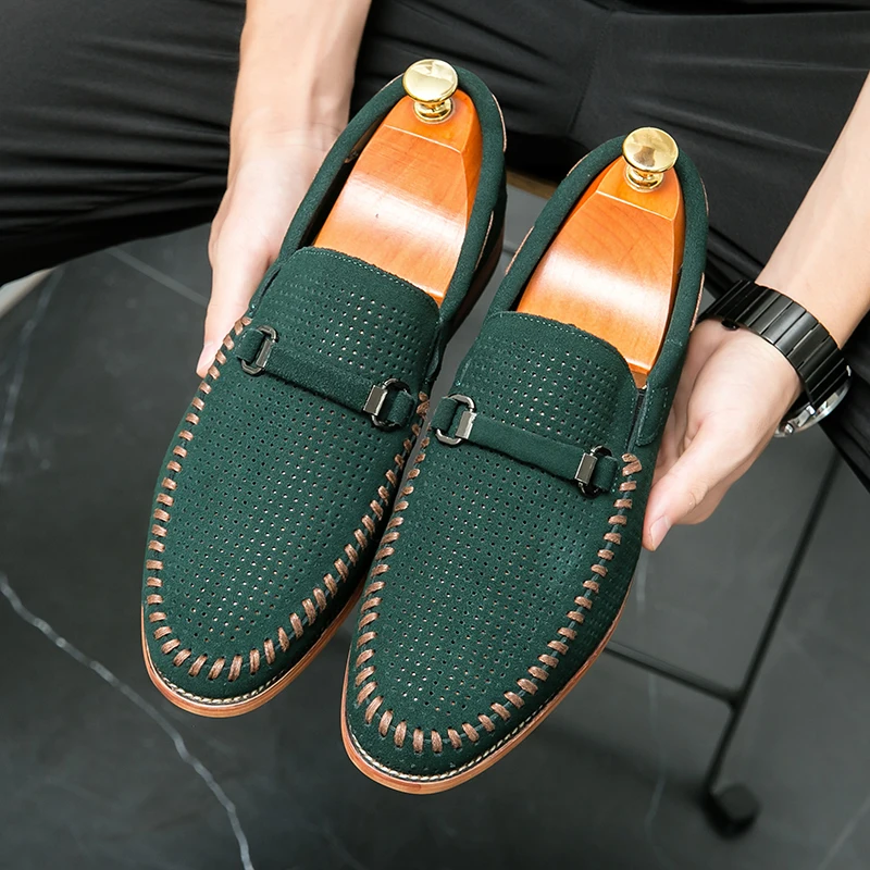 Mocassins en daim Firenze