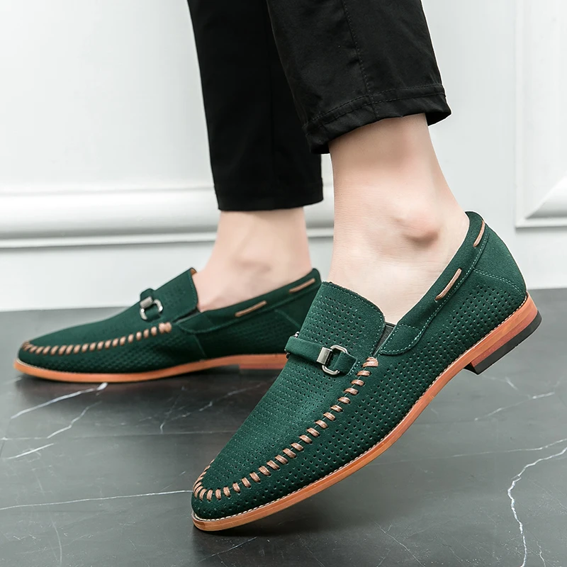 Mocassins en daim Firenze