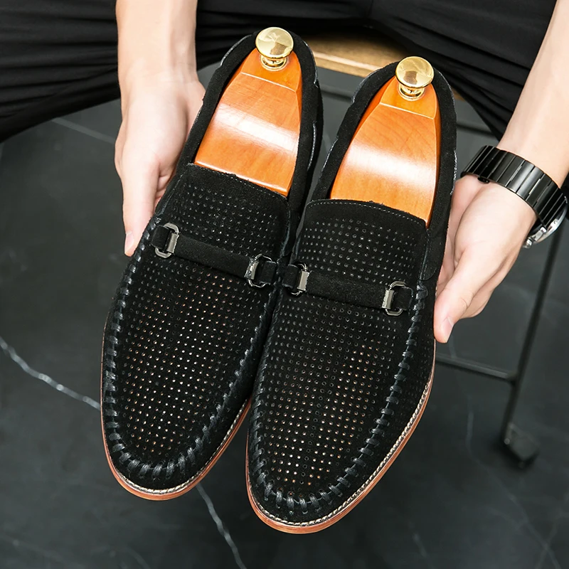 Mocassins en daim Firenze