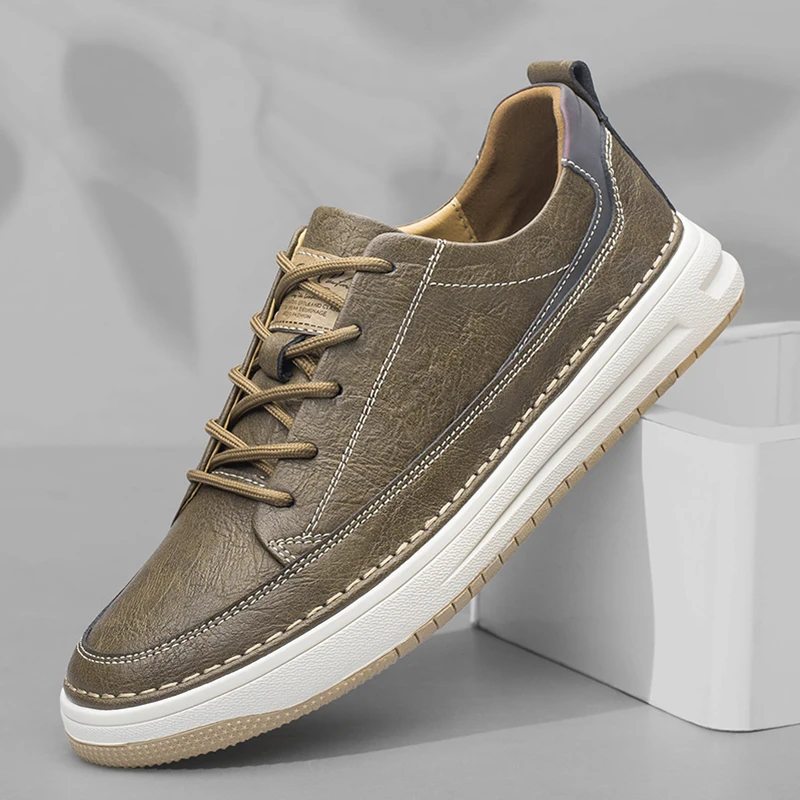 Baskets classiques en cuir