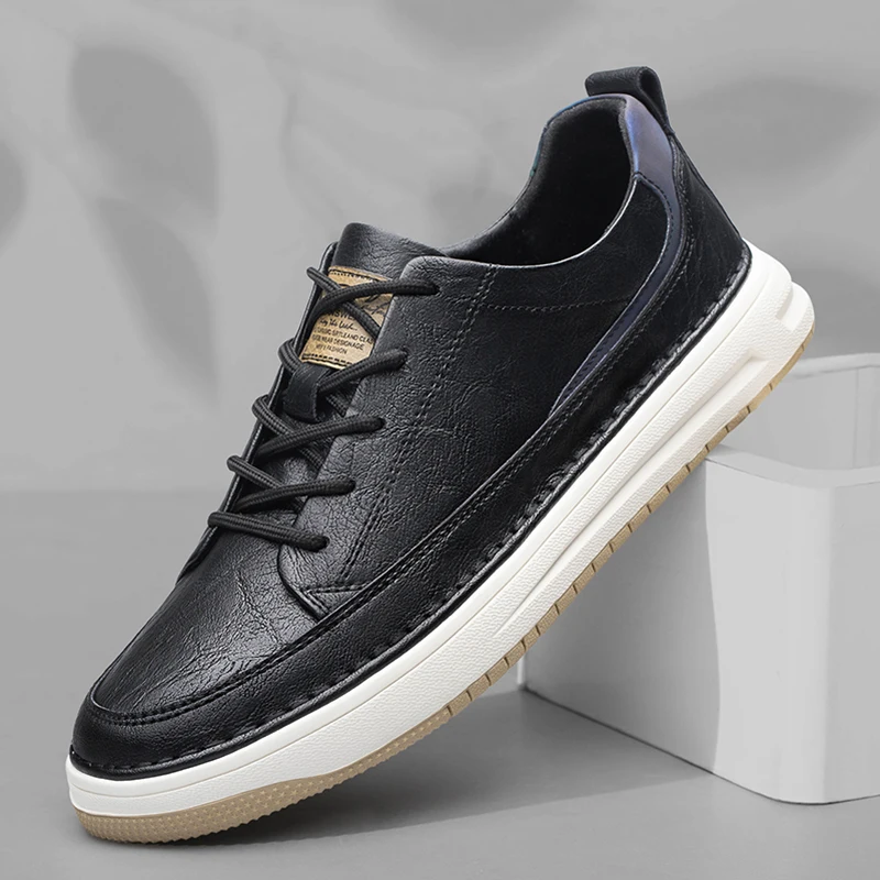 Baskets classiques en cuir