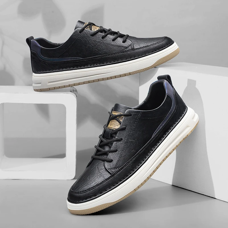 Baskets classiques en cuir