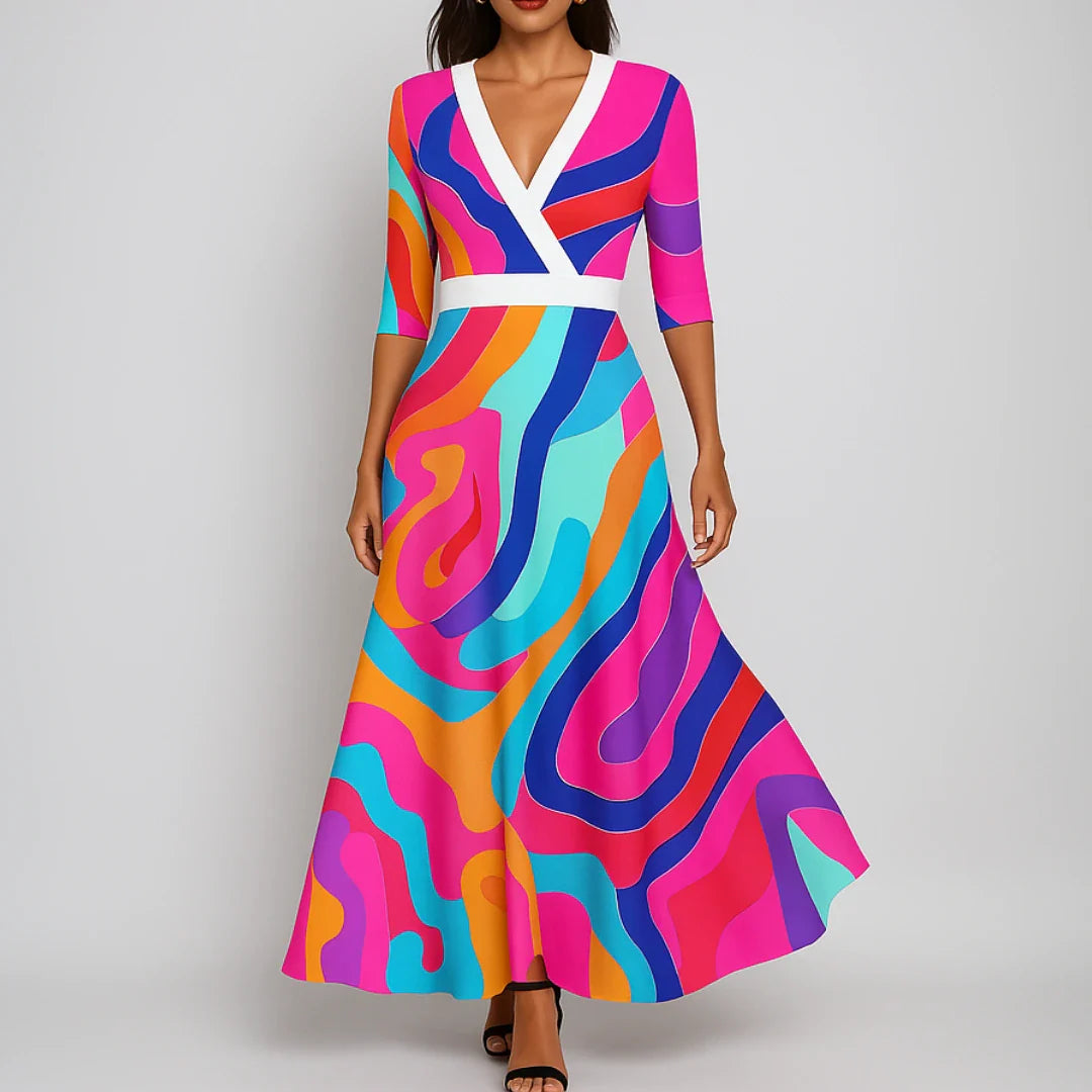Robe longue élégante de Florence