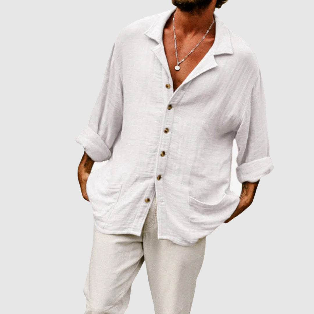Chemise en lin Palm Springs