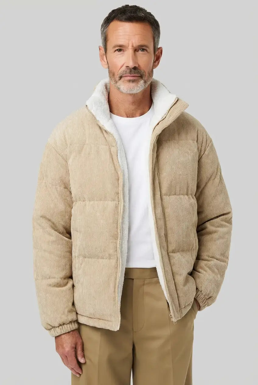 Givalli - Veste en velours côtelé de qualité supérieure