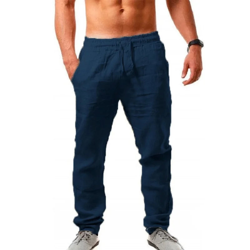 Pantalon en lin respirant