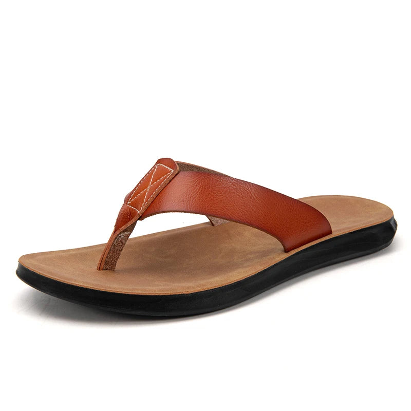 Sandales en cuir décontractées