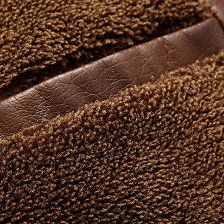 Veste en cuir de haute qualité pour hommes