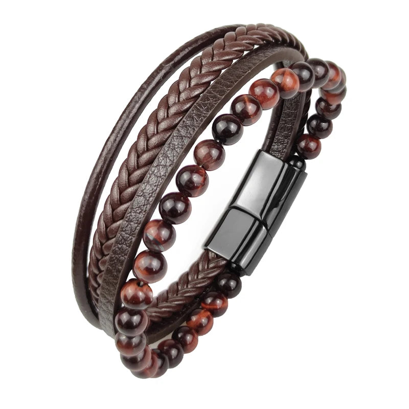 Bracelet de luxe en acier pour hommes