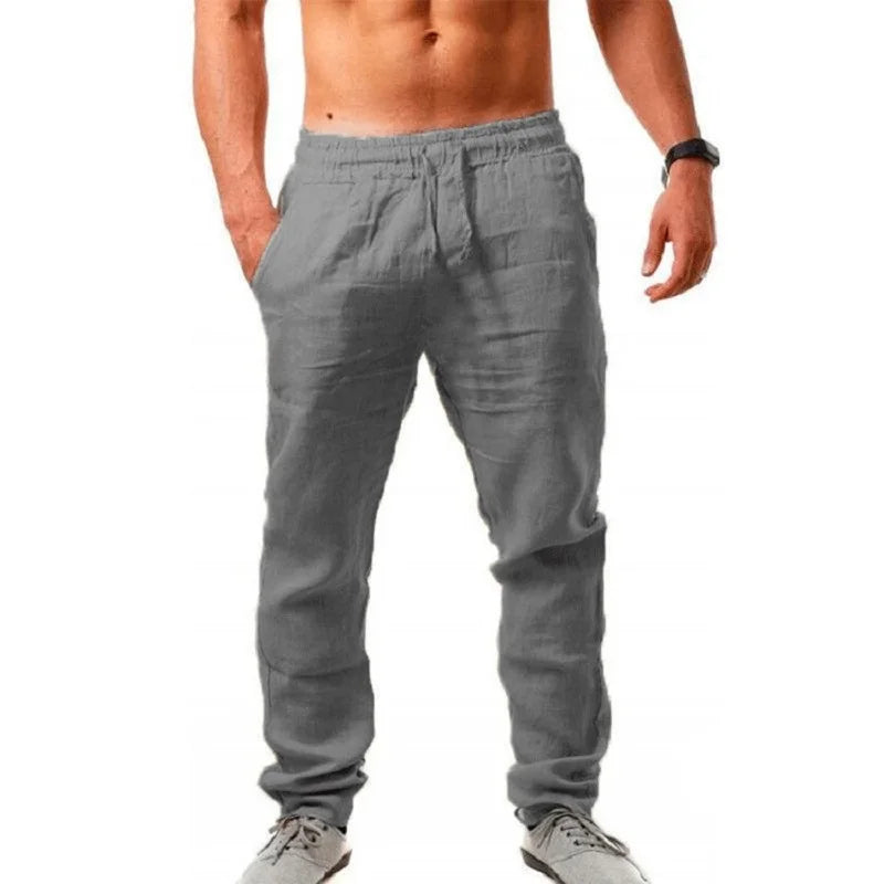 Pantalon en lin respirant