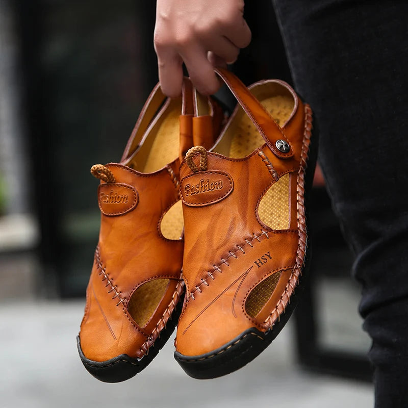 Sandales en cuir classiques