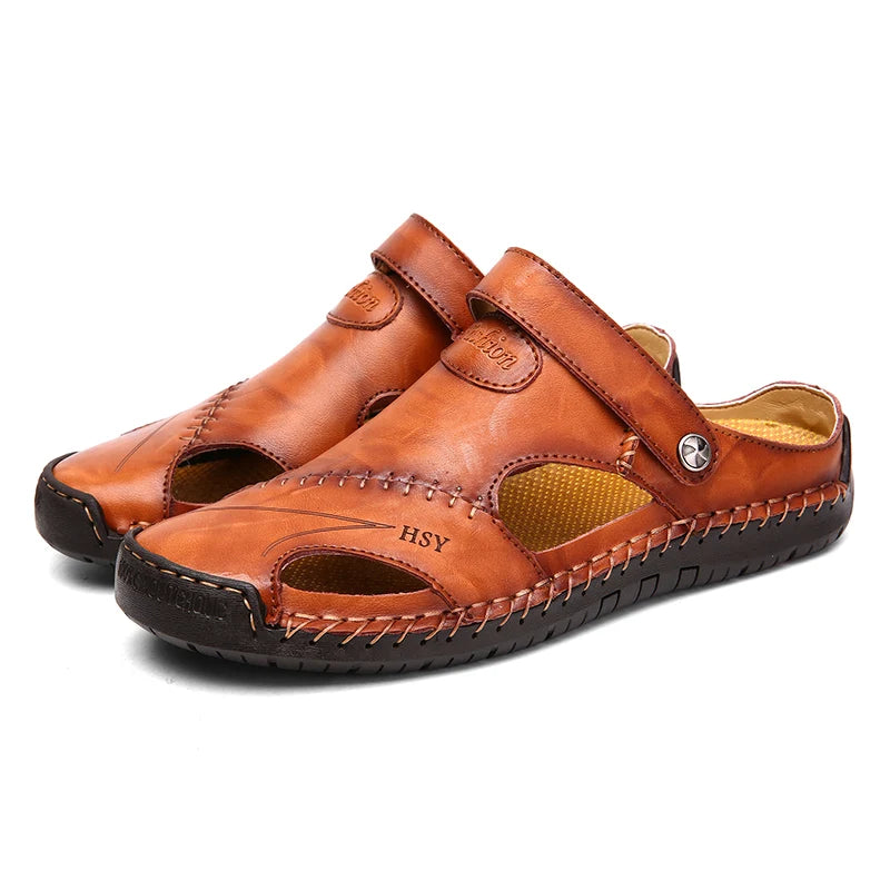 Sandales en cuir classiques