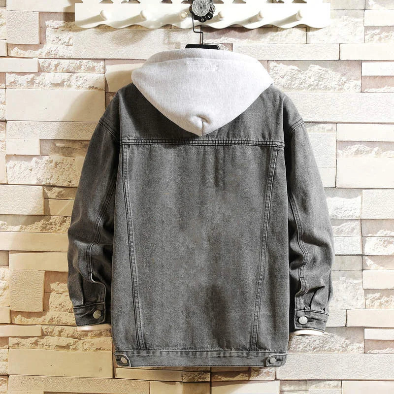 Veste en jean à capuche élégante