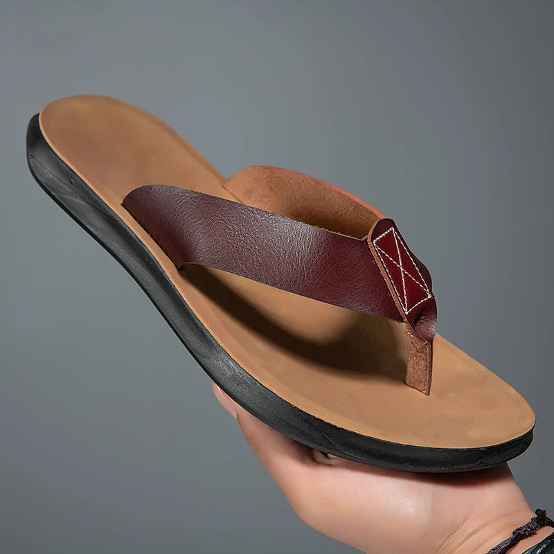 Sandales en cuir décontractées