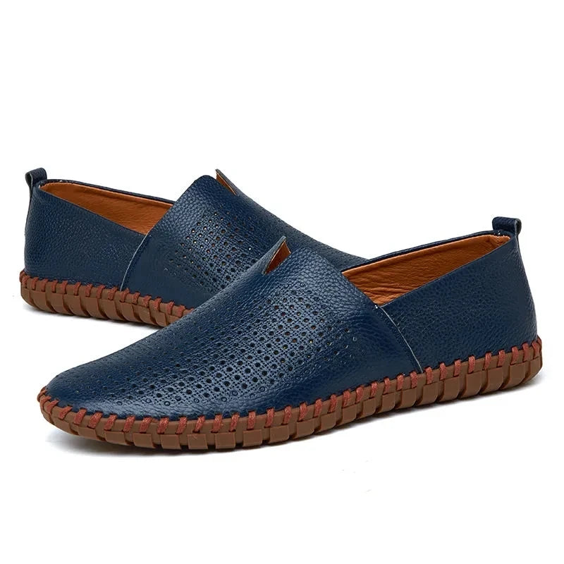 Mocassins en cuir respirant