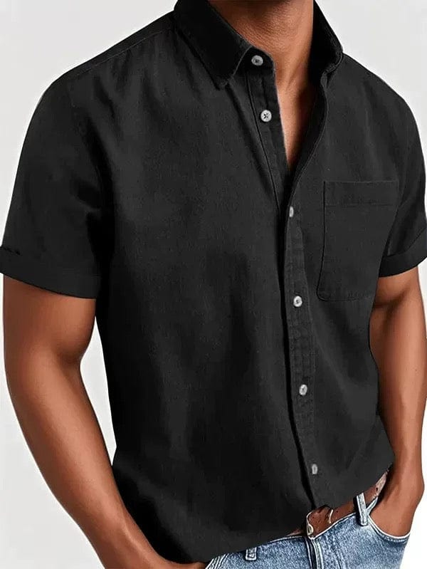 Chemise élégante à manches courtes