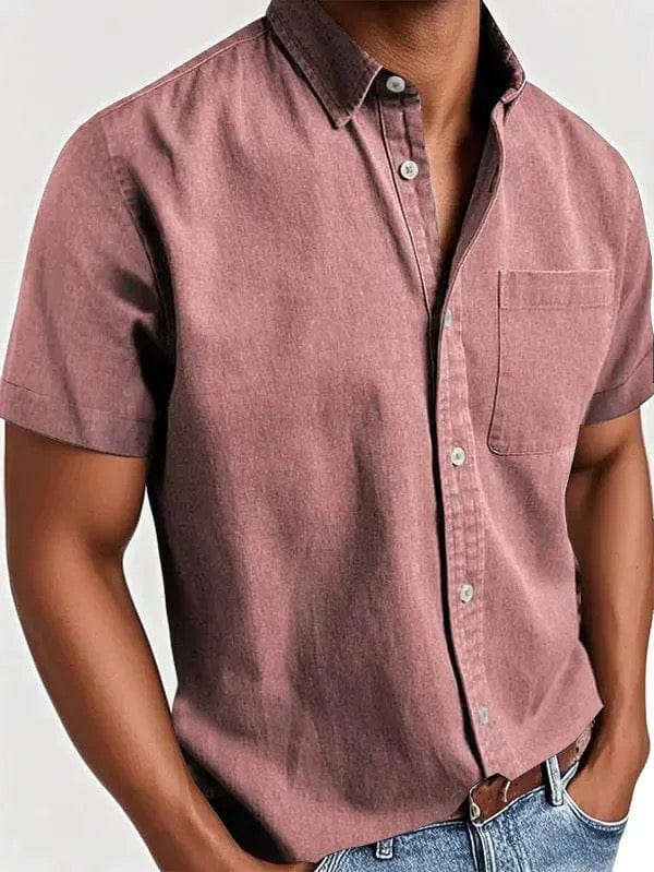 Chemise élégante à manches courtes