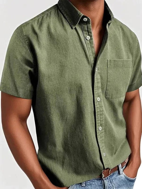 Chemise élégante à manches courtes