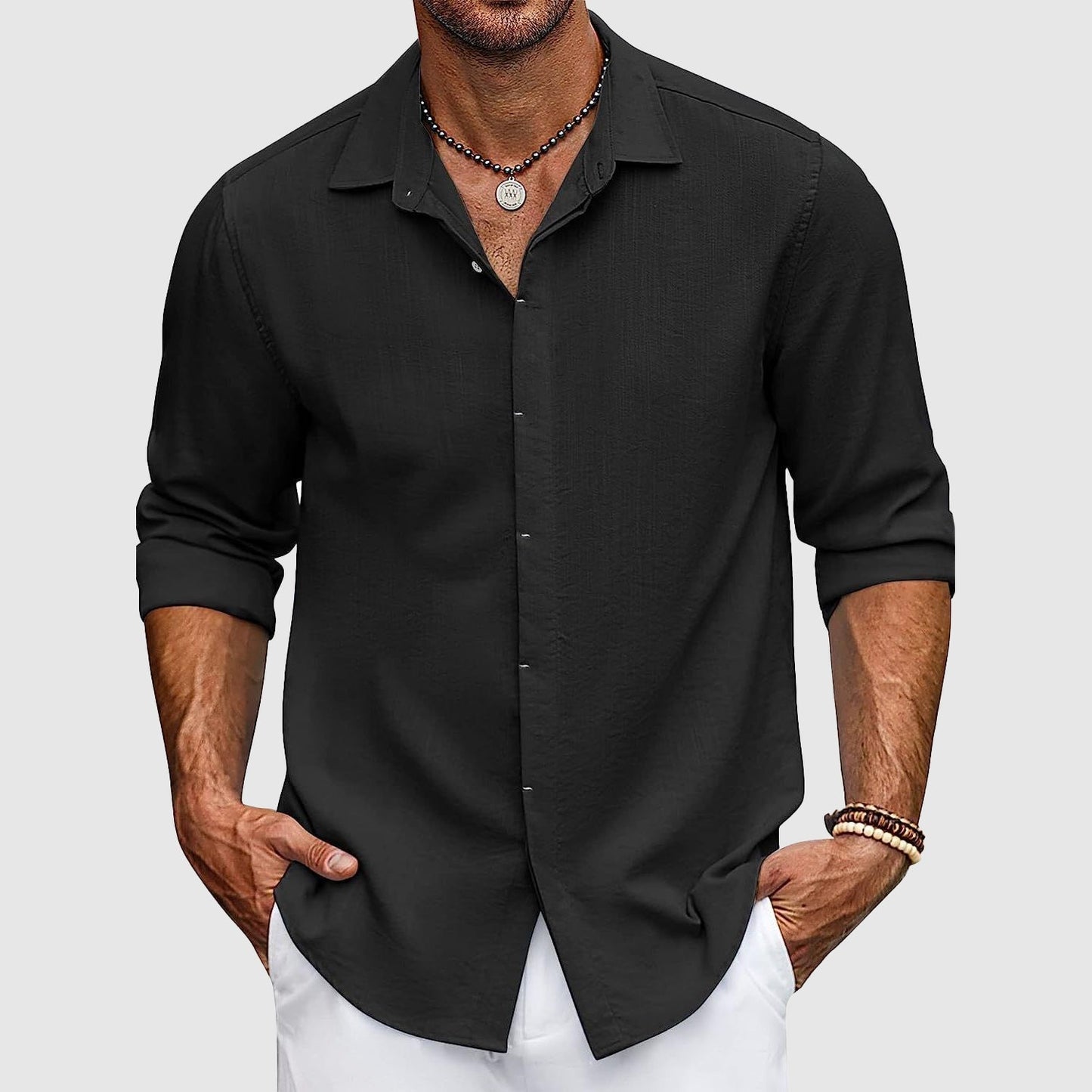 Chemise élégante en coton