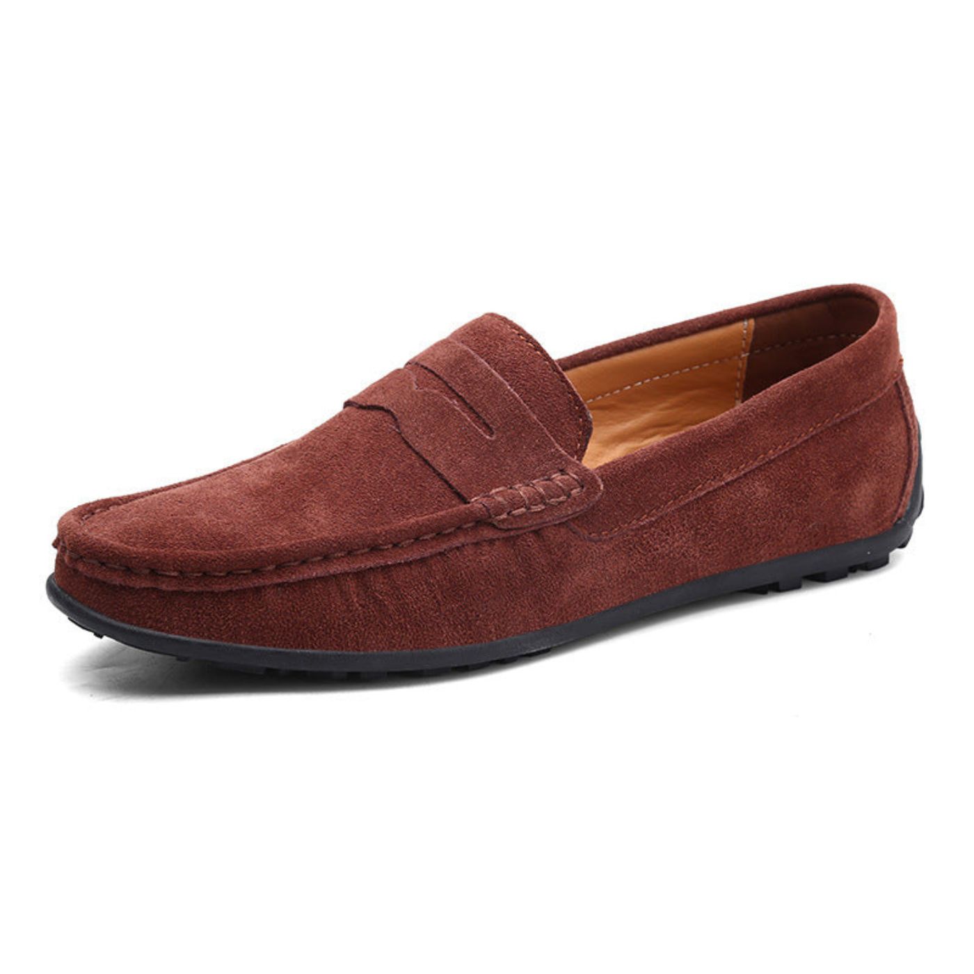 Mocassins en daim souple