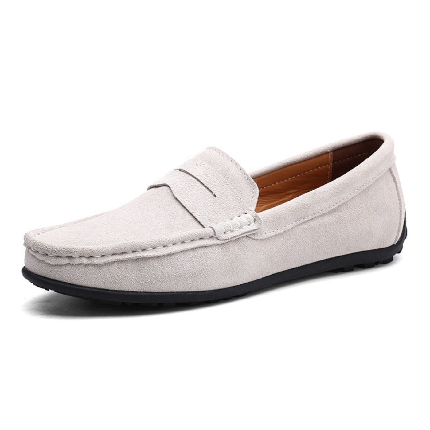 Mocassins en daim souple