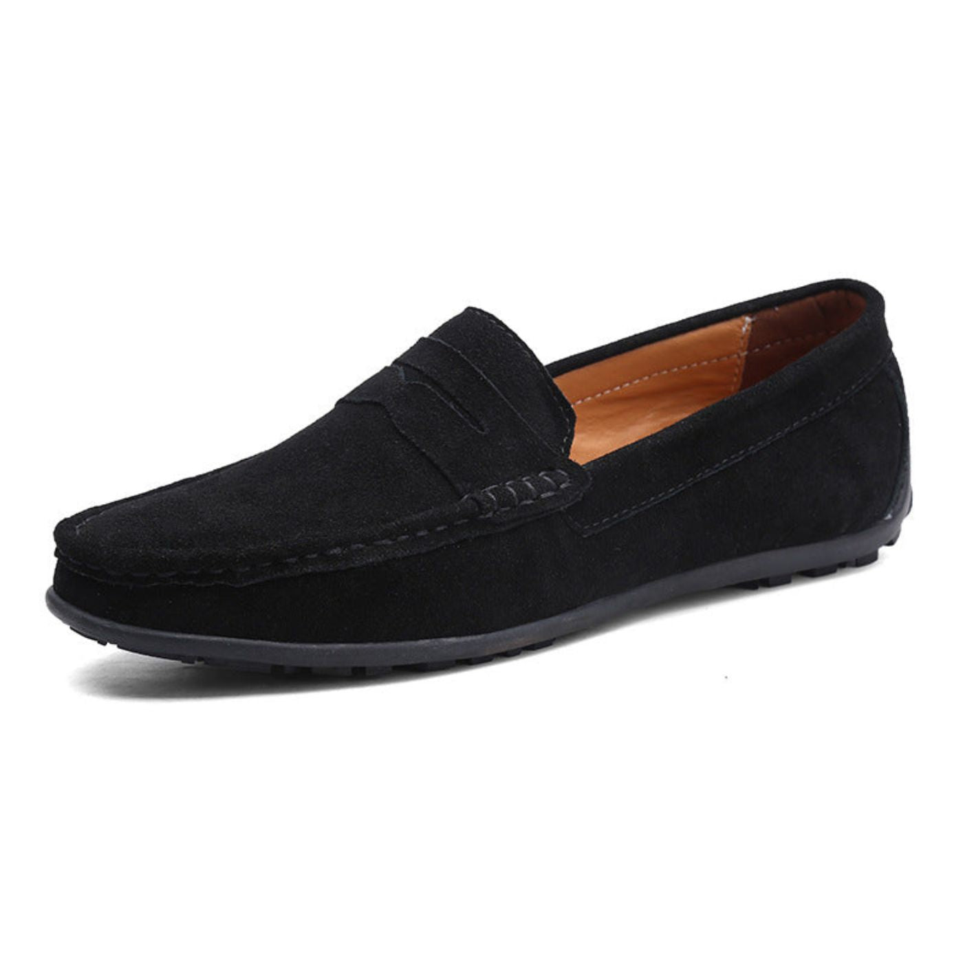 Mocassins en daim souple