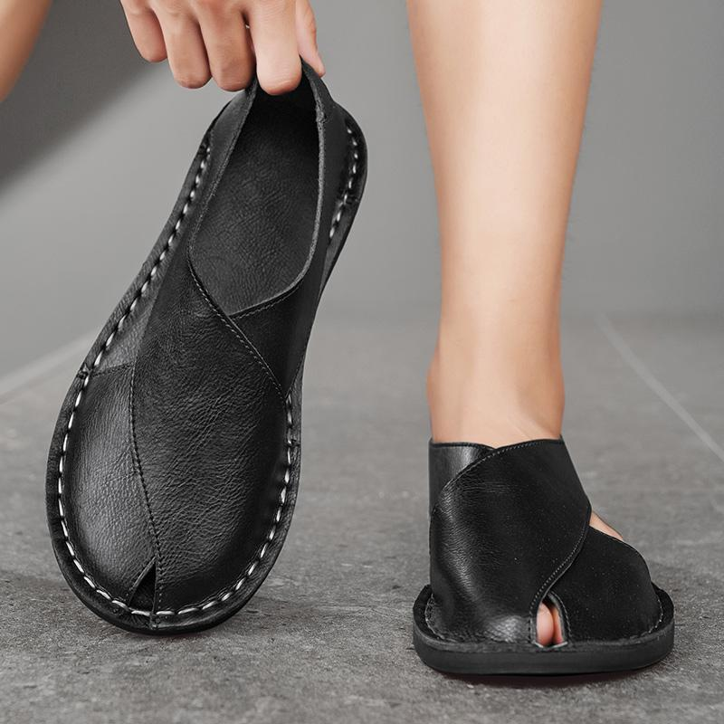 Sandales en cuir de première qualité