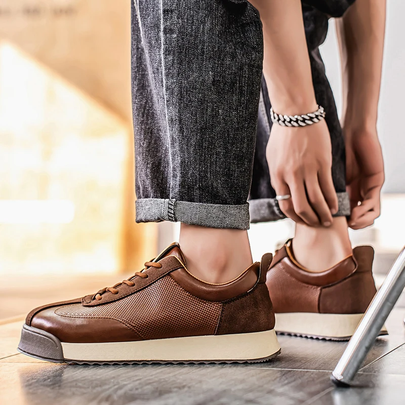 Chaussures en cuir italien