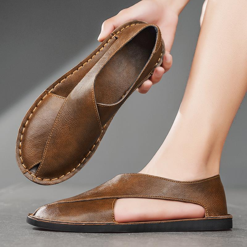 Sandales en cuir de première qualité