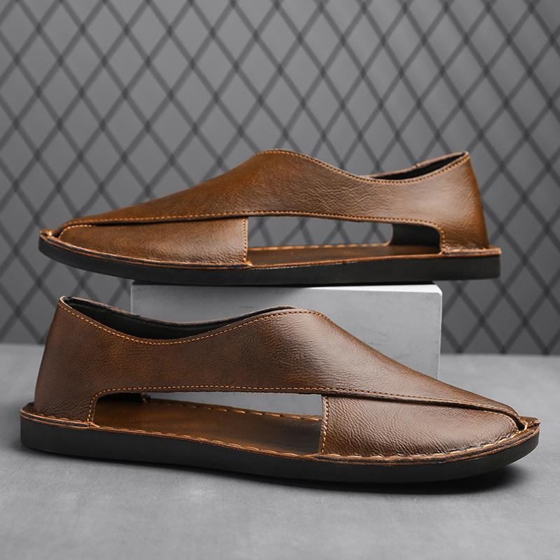 Sandales en cuir de première qualité
