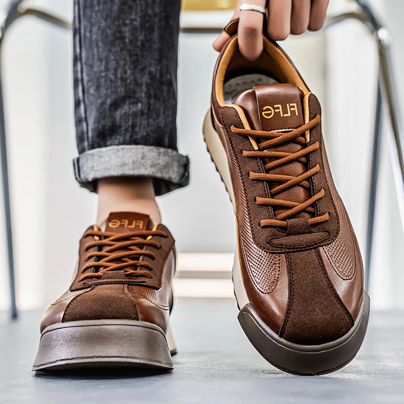 Chaussures en cuir italien