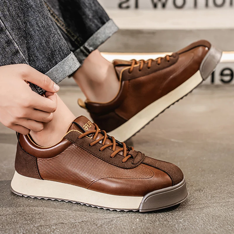 Chaussures en cuir italien