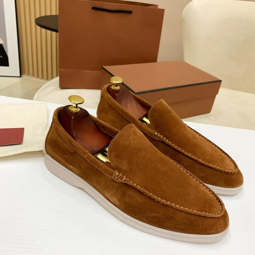 Mocassins classiques en daim