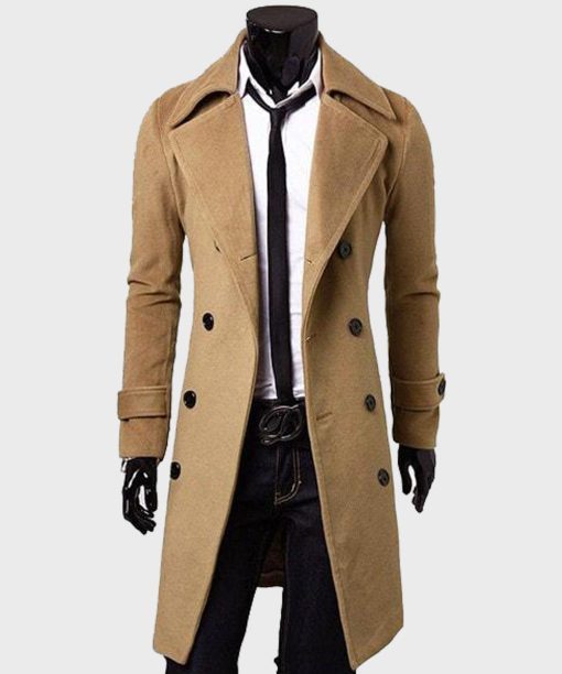 Trench-coat long et élégant
